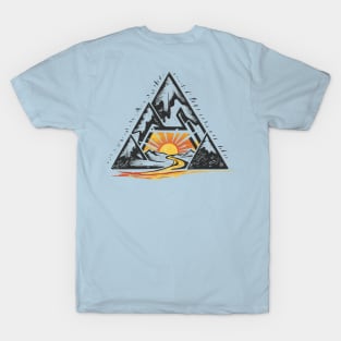 mountains over sunset T-Shirt